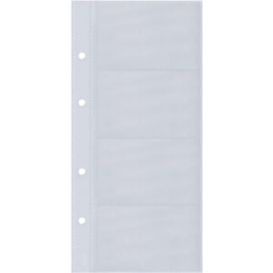 SIGEL     Visitenk.-Ringb.Hüllen 90x58mm VZ350     1-reihig, A-Z,        10 Stück