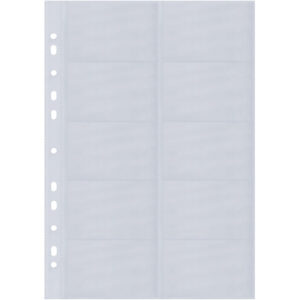 SIGEL     Visitenk.-Ringb.Hüllen 90x58mm VZ351     2-reihig, A-Z         10 Stück