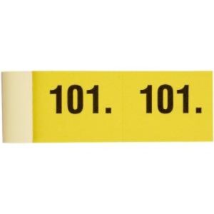 SIMPLEX   Garderobenblock 201-300 13085     gelb                 100 Blatt