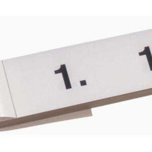 SIMPLEX   Garderobenblock 401-500 13098     weiss                100 Blatt