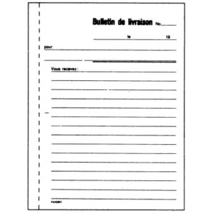 SIMPLEX   Lieferscheine F             A6 15121F    gelb/weiss          50x2 Blatt