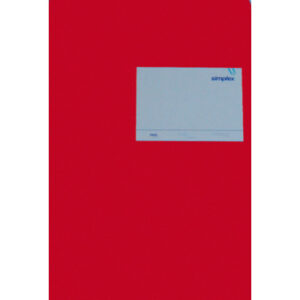 SIMPLEX   Statistikheft               A5 19002     rot                   40 Blatt