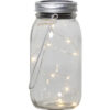 STARTRADI Solar LED-Leuchte Jamjar  18cm 12.479-16 transparent