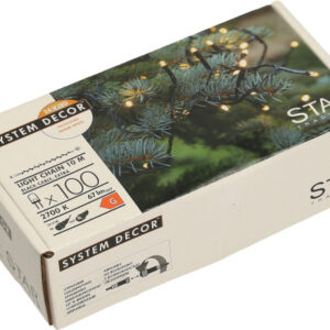 STARTRADI System Decor Lichterkette  10m 495-12    schwarz