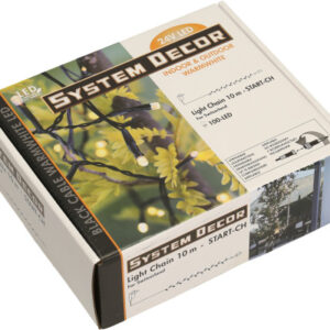 STARTRADI System Decor Lichterkette  10m 495-17-CH Start, schwarz