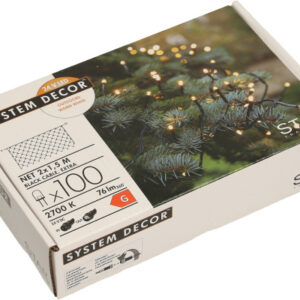 STARTRADI System Decor LED-Netz       2m 495-57-1  Extra, schwarz, 1,5m