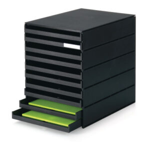 STYRO     Schubladenbox styroval pro 14-800290 schwarz          10 Schubladen