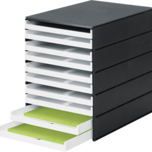 STYRO     Schubladenbox PRO      schwarz 14-800292 10 Fächer