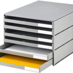 STYRO     Systembox styroval pro öko 14-805285 grau/grau         6 Schubladen