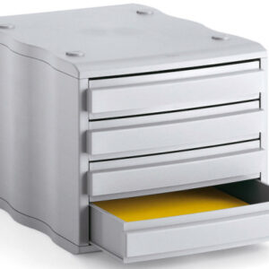 STYRO     Schubladenbox        grau/grau 248850088 4 Fächer
