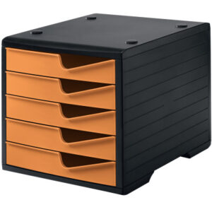 STYRO     styroswingbox mit 5 Schubl. 275843041 apricot/Gehäuse schwarz