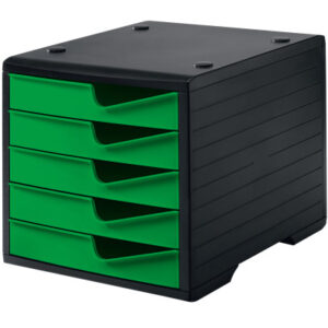 STYRO     styroswingbox mit 5 Schubl. 275843051 gecko/Gehäuse schwarz