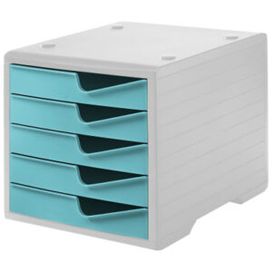 STYRO     Styroswingbox 275843052 aqua/grau         5 Schubladen