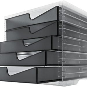 STYRO     Styroswingbox light 275843092 transp/anthrazit     5 Schubl.