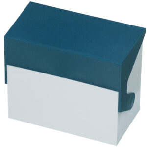 STYRO     Karteikasten quer           A6 30-6200.39weiss/blau