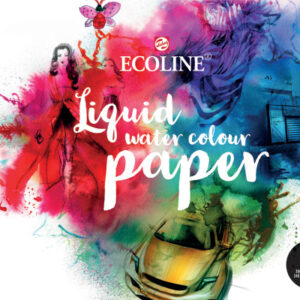 TALENS    Papier Ecoline Mix     24x32cm 91582430  290g 12 Blatt, geleimt