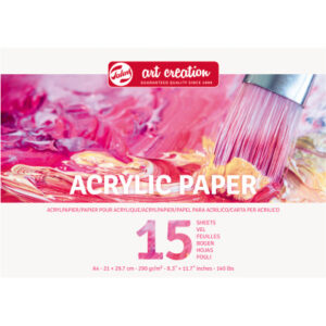 TALENS    Acrylicpapier 9316002M  A4, 15 Blatt, 290 g/qm
