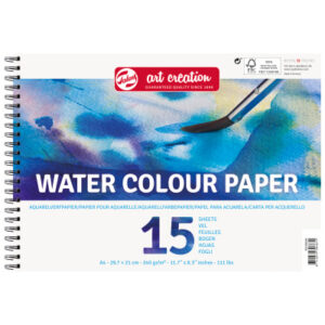 TALENS    Aquarellpapier 9317002M  A4, 15 Blatt, 250 g/qm