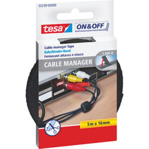 TESA      Kabelbinder on&off     10mmx5m 552390000 schwarz