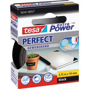 TESA      Extra Power Perfect 2.75mx19mm 563410002 Gewebeband. schwarz
