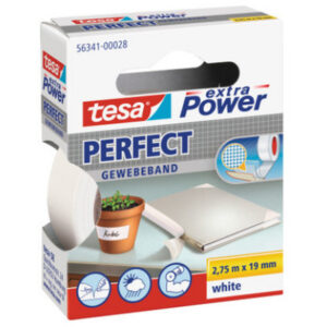 TESA      Extra Power Perfect 2.75mx19mm 563410002 Gewebeband. weiss