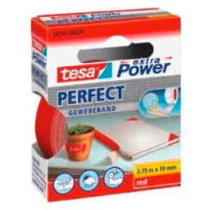 TESA      Extra Power Perfect 2.75mx19mm 563410003 Gewebeband. rot