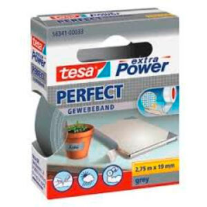 TESA      Extra Power Perfect 2.75mx19mm 563410003 Gewebeband. grau