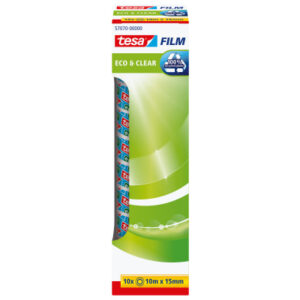 TESA      Film Eco Clear        15mmx10m 570700000 Officebox            10 Rollen