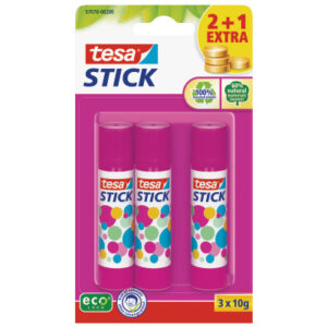 TESA      Stick ecoLogo            3x10g 570760020 pink, Blister          3 Stück