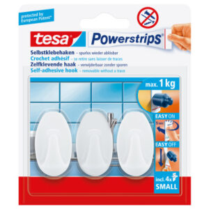 TESA      Powerstrips Haken            L 575330001 weiss