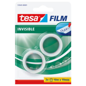 TESA      Tesafilm              19mmx10m 57649-000 invisible             2 Rollen