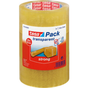 TESA      Verpackungsband       50mmx66m 577990000 transparent            3 Stück