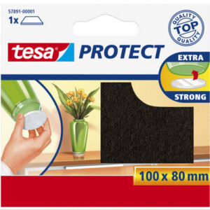 TESA      Protect Filzgleiter 100mmx80mm 578910000 braun, zuschneidbar, kratzfest