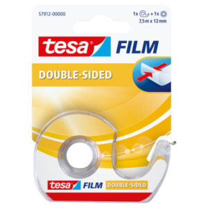 TESA      Klebeband tesafilm   12mmx7.5m 579120000 transp., doppels.,auf Abroller