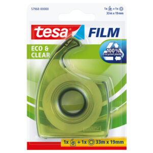 TESA      Handabroller EasyCut   Blister 579680000 grün, inkl. 1 Rolle   19mmx33m