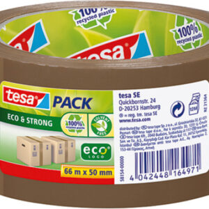 TESA      Tesapack eco&strong   50mmx66m 581540000 braun