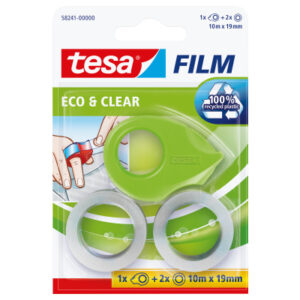 TESA      Tape eco & clear Mini 19mmx10m 582410000 grün                   2 Stück