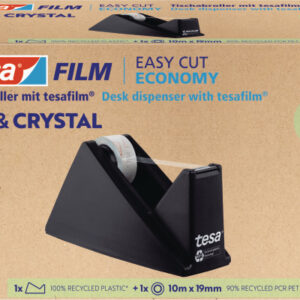 TESA      Tesafilm eco&crystal  10mx19mm 59045-000 Tischabroller schwarz  1 Stück