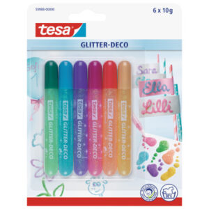 TESA      Glitter Deco Candy Colors 599880000 6x10g                  6 Stück