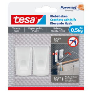 TESA      Klebehaken 2x0,5kg 777800000 Tapete & Putz