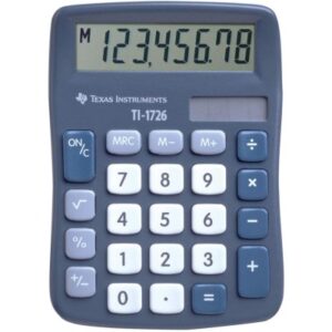 TEXAS     Grundrechner TI-1726   8-stellig