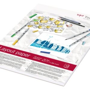 TOMBOW    Layoutblock                 A4 PB-LAYOUT weiss, 75g            75 Blatt