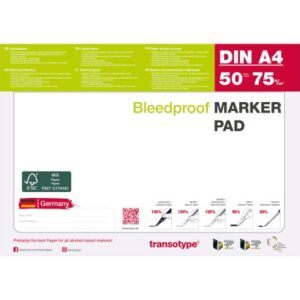 TRANSOTYP Layoutpapier                A4 25001     75g, weiss            50 Blatt