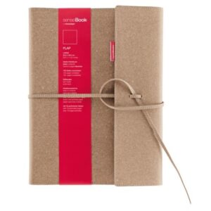 TRANSOTYP senseBook FLAP              A4 75010402  kariert, L, 135 Seiten   beige