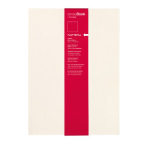 TRANSOTYP senseBook FLAP REFILL       A4 75510402  kariert, L, 135 Seiten   beige