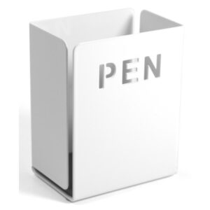 TRENDFORM Stifteköcher PEN GK3610    Metall 8x10x5cm weiss