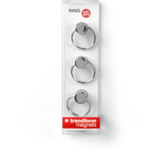 TRENDFORM Magnete RING MM2026    silber                 3 Stück