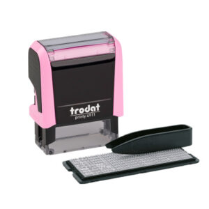 TRODAT    Printy 4911 Typo 3 Zeilen Text 180855    pastellrosa