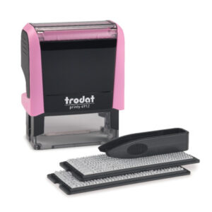 TRODAT    Printy 4912 Typo 4 Zeilen Text 180859    pastellrosa