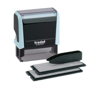 TRODAT    Printy 4913 Typo 5 Zeilen Text 180861    pastellblau